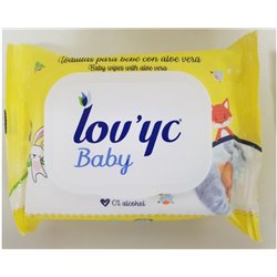 Lovyc Toallitas 20u.Baby Aloe Vera