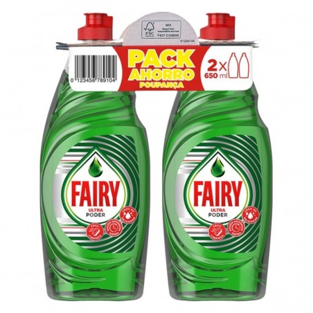 FAIRY VAJ.650ML.DUPLO ULTRA PODER PACK AHORRO