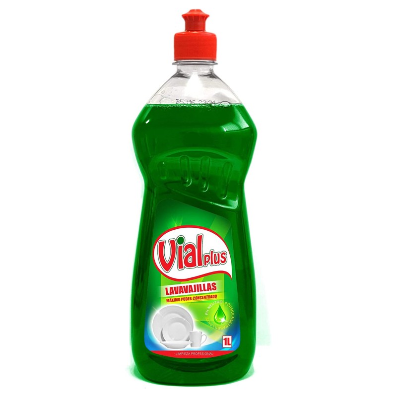 VIALPLUS VAJILLAS 1L.CONCENTRADO ORIGINAL VERDE