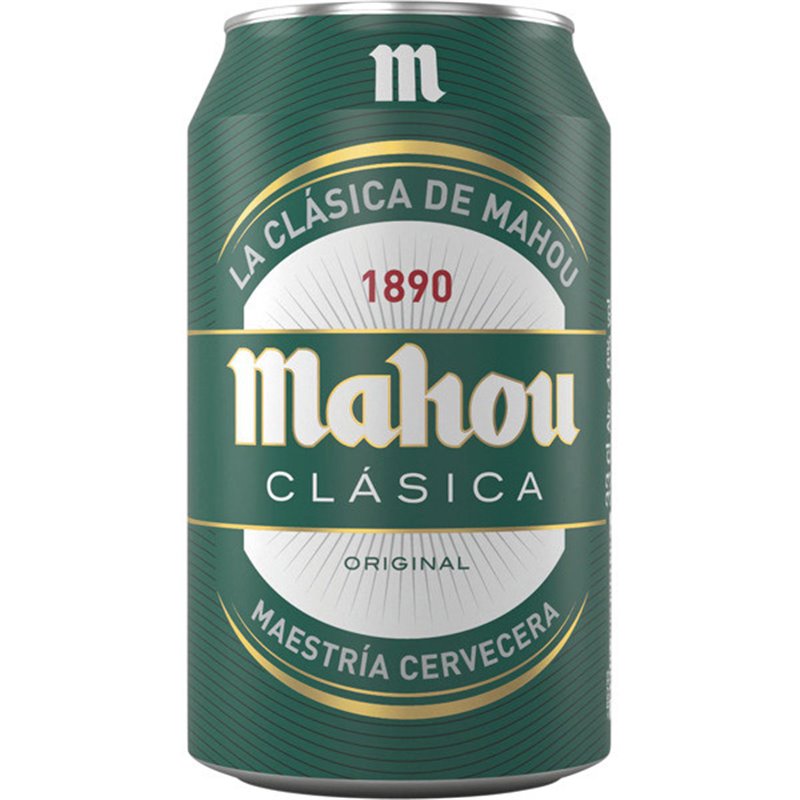 Cerveza Mahou Clasica Lata 33cl