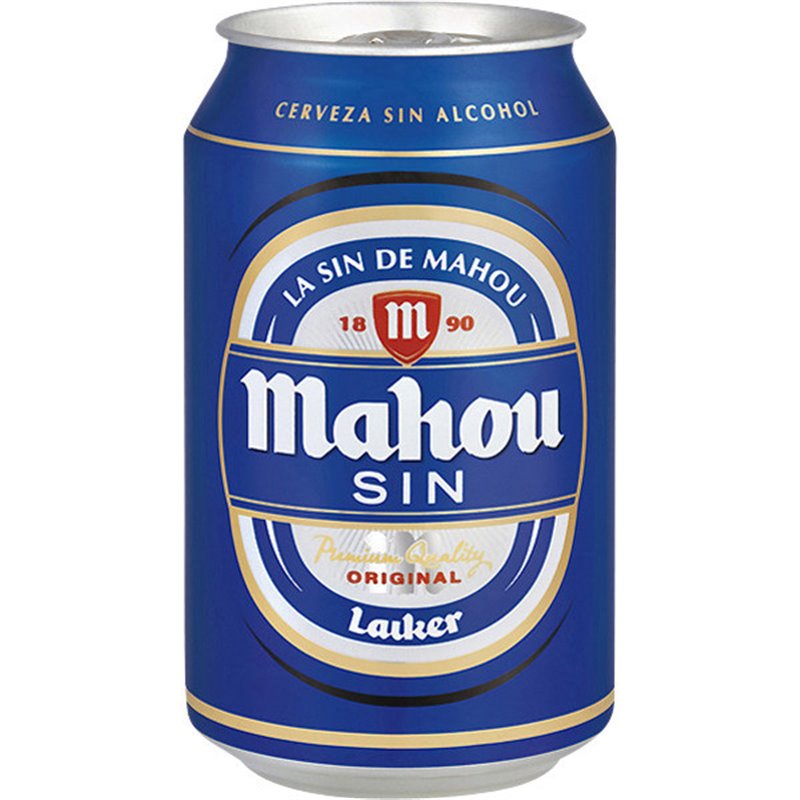 Cerveza Mahou Sin Lata 33 Cl