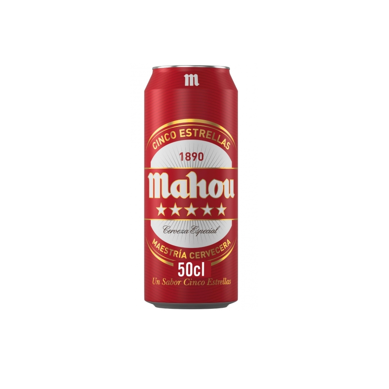 Cerveza Mahou 5 Estrellas 50cl