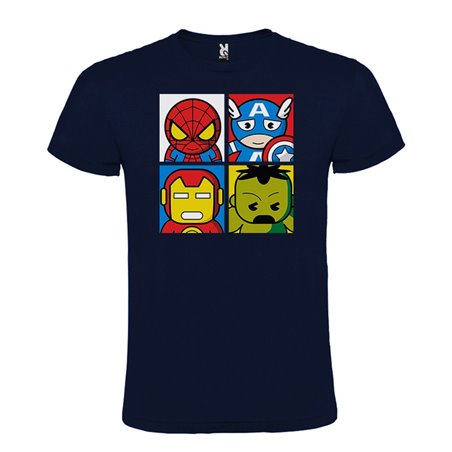 Camiseta Manga Corta Diseño Avengers