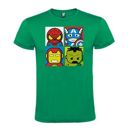 Camiseta Manga Corta Diseño Avengers