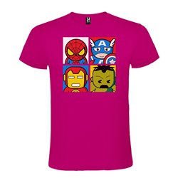 Camiseta Manga Corta Diseño Avengers