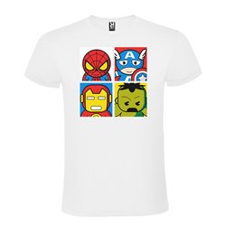 Camiseta Manga Corta Diseño Avengers