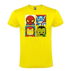 Camiseta Manga Corta Diseño Avengers