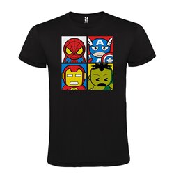 Camiseta Manga Corta Diseño Avengers