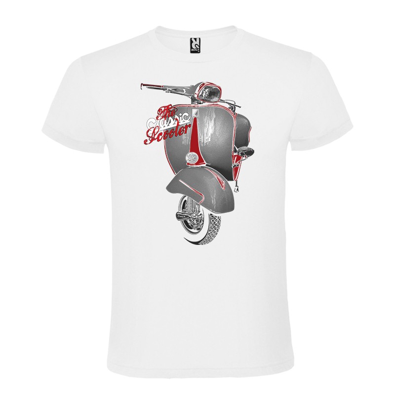 Camiseta Manga Corta Diseño The Classic Scooter