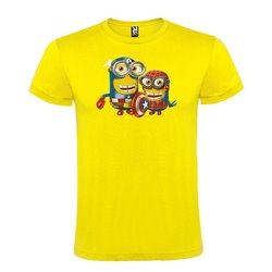 Camiseta Manga Corta Diseño Minions Avengers