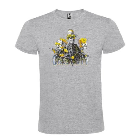 Camiseta Manga Corta Diseño Call Of Duty Simpsons