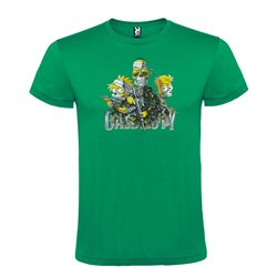 Camiseta Manga Corta Diseño Call Of Duty Simpsons