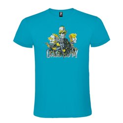 Camiseta Manga Corta Diseño Call Of Duty Simpsons