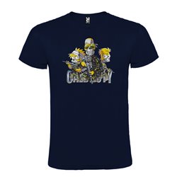 Camiseta Manga Corta Diseño Call Of Duty Simpsons