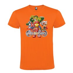 Camiseta Manga Corta Diseño Super Mario Avengbros