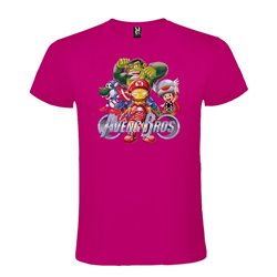 Camiseta Manga Corta Diseño Super Mario Avengbros