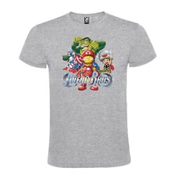 Camiseta Manga Corta Diseño Super Mario Avengbros