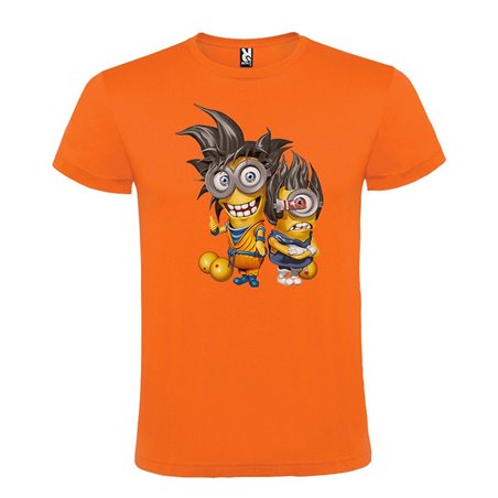 Camiseta Manga Corta Diseño Minions Dragon Ball