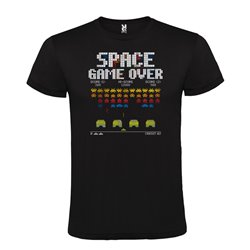 Camiseta Manga Corta Diseño Space Invaders