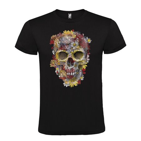 Camiseta Manga Corta Diseño Calavera Katrina