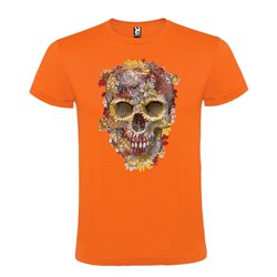 Camiseta Manga Corta Diseño Calavera Katrina