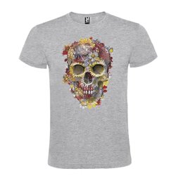 Camiseta Manga Corta Diseño Calavera Katrina