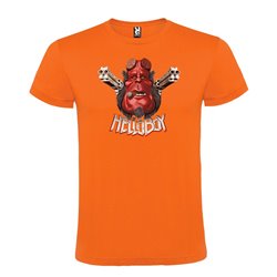 Camiseta Manga Corta Diseño Hellboy