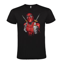 Camiseta Manga Corta Diseño Deadpool