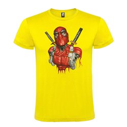 Camiseta Manga Corta Diseño Deadpool