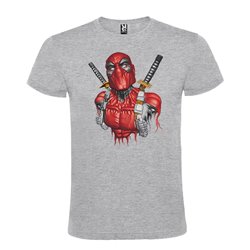 Camiseta Manga Corta Diseño Deadpool