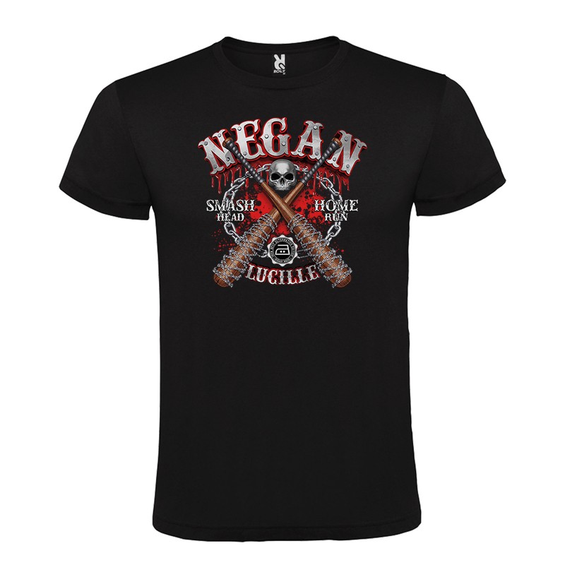 Camiseta Manga Corta Diseño Negan Lucille