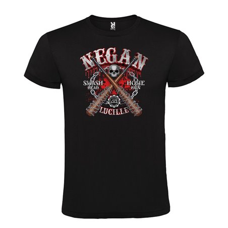 Camiseta Manga Corta Diseño Negan Lucille