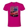 Camiseta Manga Corta Diseño Fiat Sescento Rojo