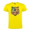 Camiseta Manga Corta Diseño Tigre Bandera Eeuu