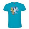 Camiseta Manga Corta Diseño Delfin Surfero