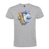 Camiseta Manga Corta Diseño Delfin Surfero