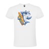 Camiseta Manga Corta Diseño Delfin Surfero