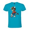 Camiseta Manga Corta Diseño Toro Futbolista