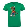 Camiseta Manga Corta Diseño Toro Futbolista