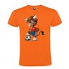 Camiseta Manga Corta Diseño Toro Futbolista