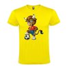 Camiseta Manga Corta Diseño Toro Futbolista