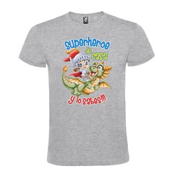 Camiseta Manga Corta Diseño Superheroe De Casa