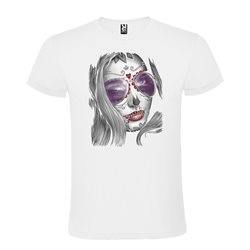 Camiseta Manga Corta Diseño Cara Mujer Katrina