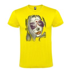 Camiseta Manga Corta Diseño Cara Mujer Katrina