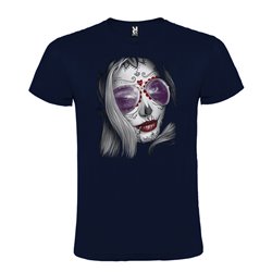 Camiseta Manga Corta Diseño Cara Mujer Katrina