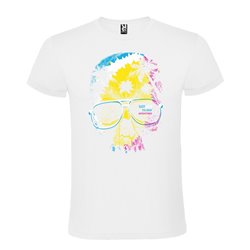 Camiseta Manga Corta Diseño Calavera Jawayana