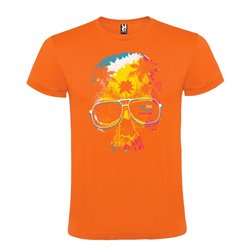 Camiseta Manga Corta Diseño Calavera Jawayana