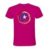 Camiseta Manga Corta Diseño Escudo Del Capitán América