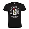 Camiseta Manga Corta Diseño All You Need Is Rock