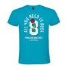 Camiseta Manga Corta Diseño All You Need Is Rock